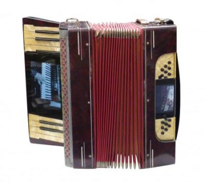 projection virtuelle accordéon avec tablette